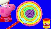 Play doh lollipop Start! - Peppa Pig watch Make lollipop playdoh frozen toys