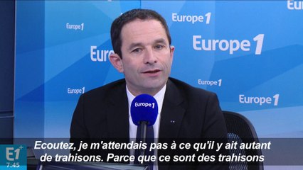 Hamon ne s'"attendait pas à autant de trahisons"