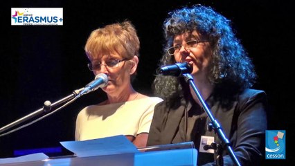 Cérémonie d'accueil des 6 partenaires au projet Eramus+