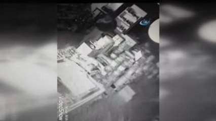 Kadın Kılığına Giren Market Hırsız Kamerada