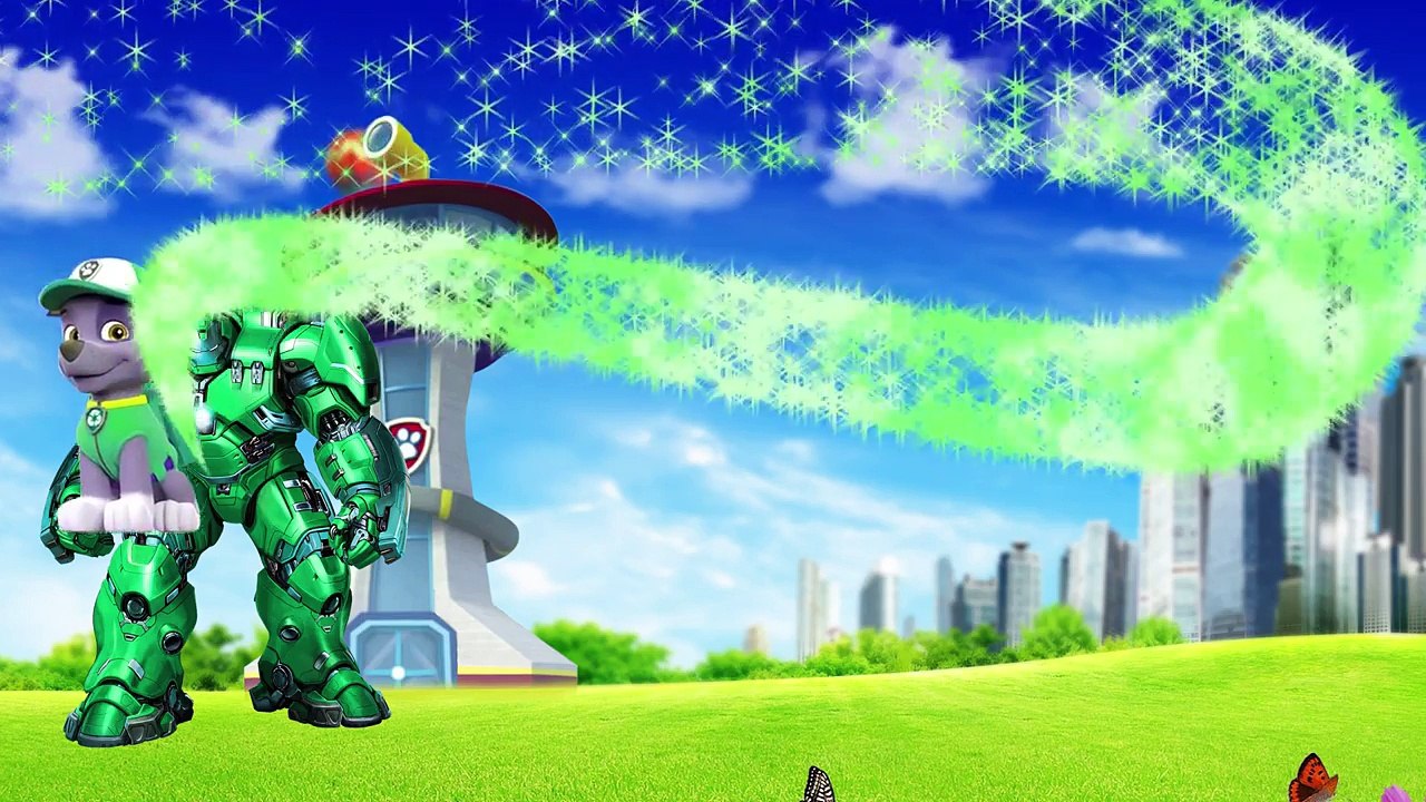 Paw Patrol Transforms Into Hulkbuster - Finger Family Nursery Rhymes for Kids