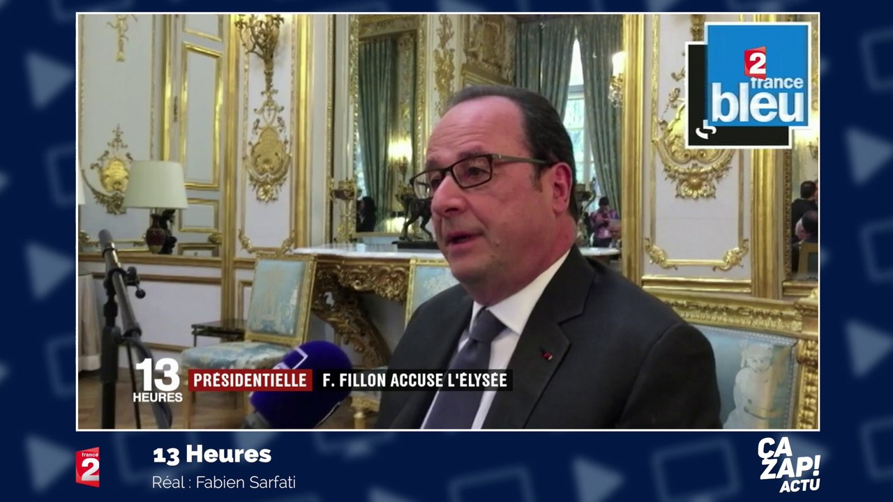 François Hollande répond aux accusations de François Fillon : "Monsieur Fillon est en deçà"
