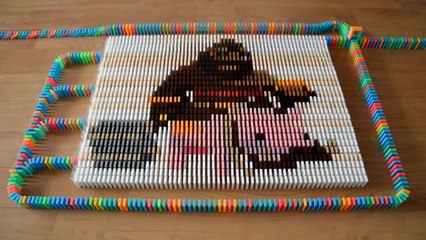 Epic 'Clash Of Clans' inspired domino set