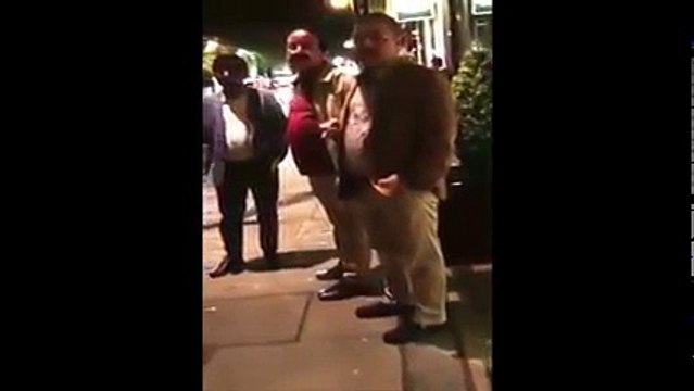 A Guy Is Abusing Sharjeel Memon And Murad Ali Shah In England