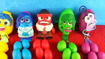 Download Video: Disney Pixar INSIDE OUT Movie emotions SURPRISE EGG with Sadness, Fear, Disgust, Anger, Jo