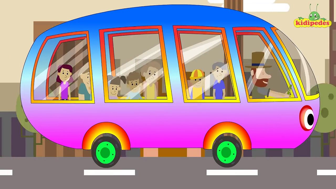 Wheels On The Bus Childrens Nursery Rhymes- Kids & Baby Songs