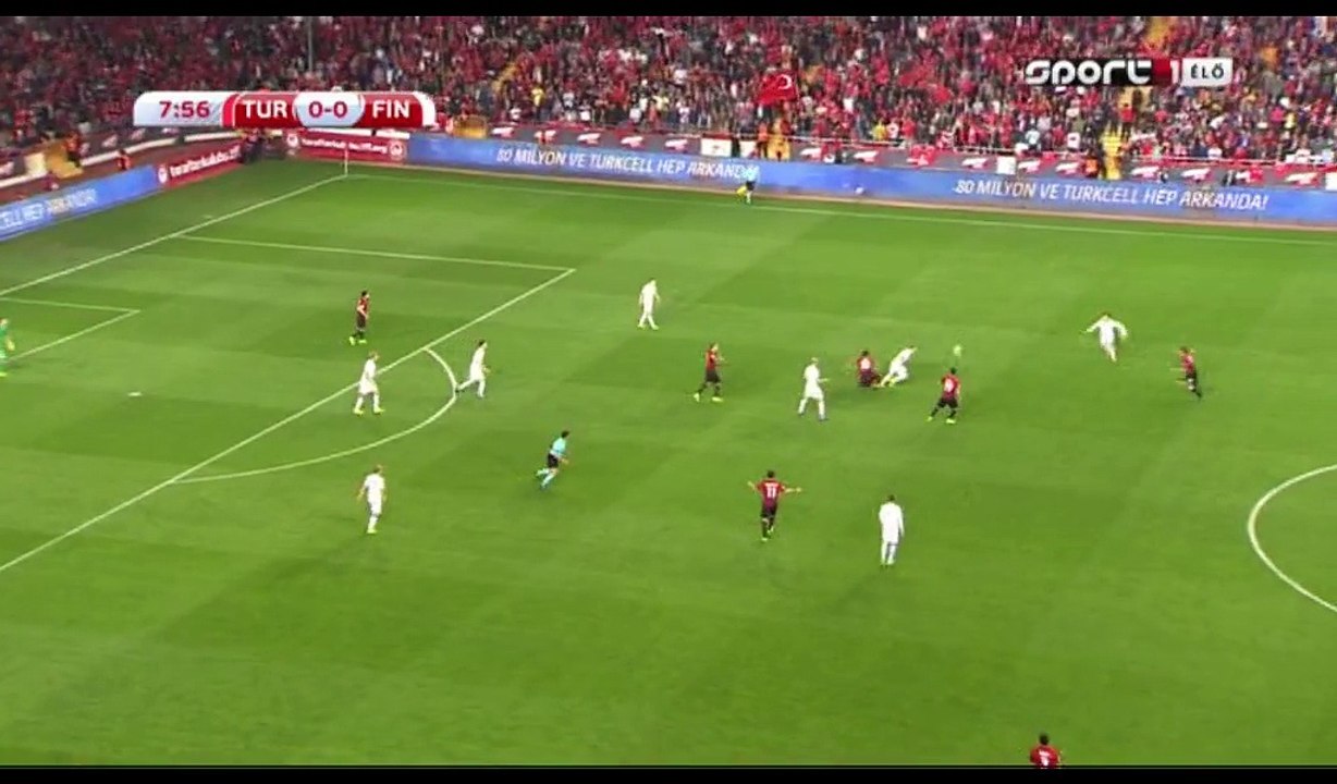Cenk Tosun Goal HD - Turkey 1-0 Finland - 24-03-2017