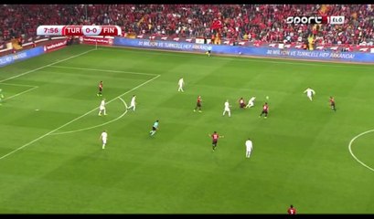 Cenk Tosun Goal HD - Turkey 1-0 Finland - 24-03-2017