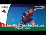 2015 World Tour Grand Finals Highlights: OSHIMA Yuya vs JUNG Youngsik (R16)