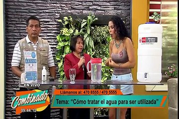 Funcionarios de DIGESA nos aconsejan cómo tratar el agua para ser bebida