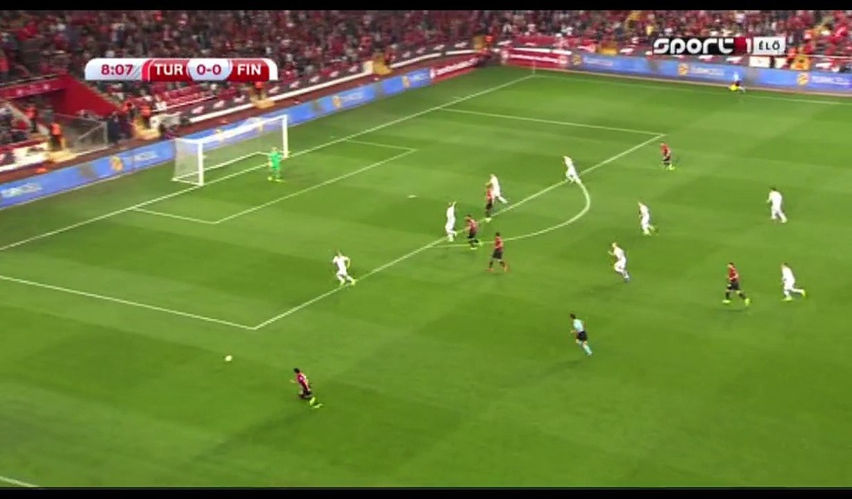 Cenk Tosun Goal HD - Turkey 1-0 Finland - 24-03-2017