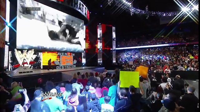 Brock Lesnar brawls with Mark Henry Raw, March 3, 2014