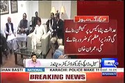 Imran Khan tells journalists what PTI is going to do after the Panama case decision. Watch video