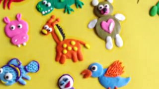 Mi Play Doh Creaciones de nuevos animales, aves, insectos Aprender los Colores con Play Doh Helado Pe