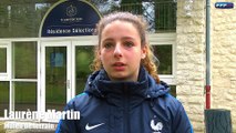 Une journée avec la sélection nationale U17 féminine de Sandrine Soubeyrand lors du match amical France-Allemagne (2-3) organisé à Clairefontaine, le mercredi 22 février.