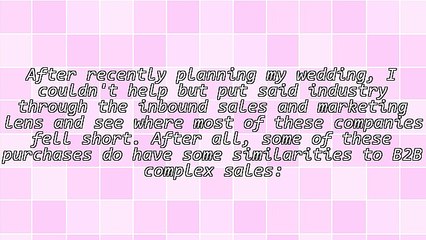 Tying the Knot With Your B2B Leads