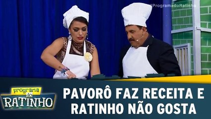 Milene Pavorô faz macarronada e Ratinho não gosta