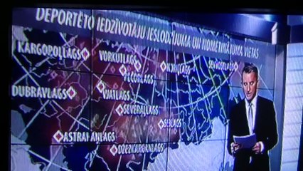 Эстония синие шарики репрессированных 14 6 2016 год