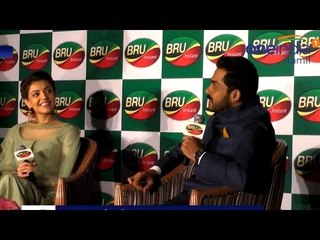 Drink coffee with actor Nagarjuna and Kajal Agarwal - Oneindia Tamil
