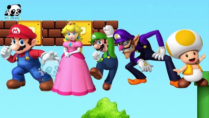 #Mario #Finger Family Songs #Nursery Rhymes Lyric & More Panda Kids
