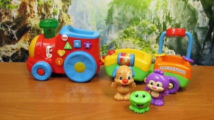 Fisher Price Edukacyjny Pociąg Szczeniaczka / Laugh & Learn® Puppys Smart Stages™ Train