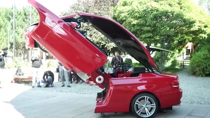 Robota dönüşen  araba türk yapımı inanılmaz muhteşem görüntü