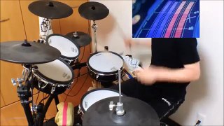 【Shirogane no Ishi: Argevollen】【OP】-TOUGH INTENTION-【drum cover】【叩いてみた】