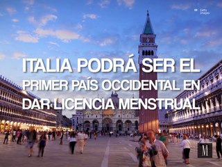 Italia podrá ser el primer país occidental en dar licencia menstrual