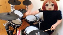 【ブラック・ブレット】【Black Bullet】【ED】-トコハナ-Full Size-やなぎなぎ-【drum cover】【叩いてみた】