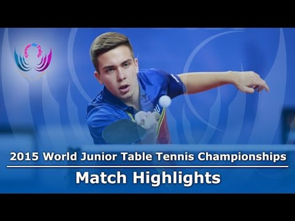 WJTTC 2015 Highlights: MANOLE Alexandru vs PIERAERT Valentin (Group)