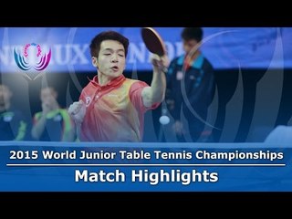 WJTTC 2015 Highlights: CHO Seungmin vs HO Kwan Kit (Team-1/2)
