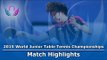 WJTTC 2015 Highlights: CHEN Xingtong vs AN Yeongeun (Team-Final)
