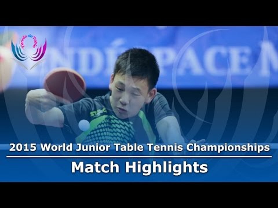 WJTTC 2015 Highlights: DARCIS Thibaut vs SHU Dean (Qual)
