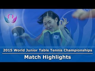 WJTTC 2015 Highlights: WANG Yidi vs KANG Dayeon (Team-Final)