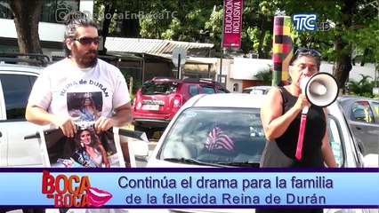 Continúa el drama para la familia de la fallecida Reina de Durán