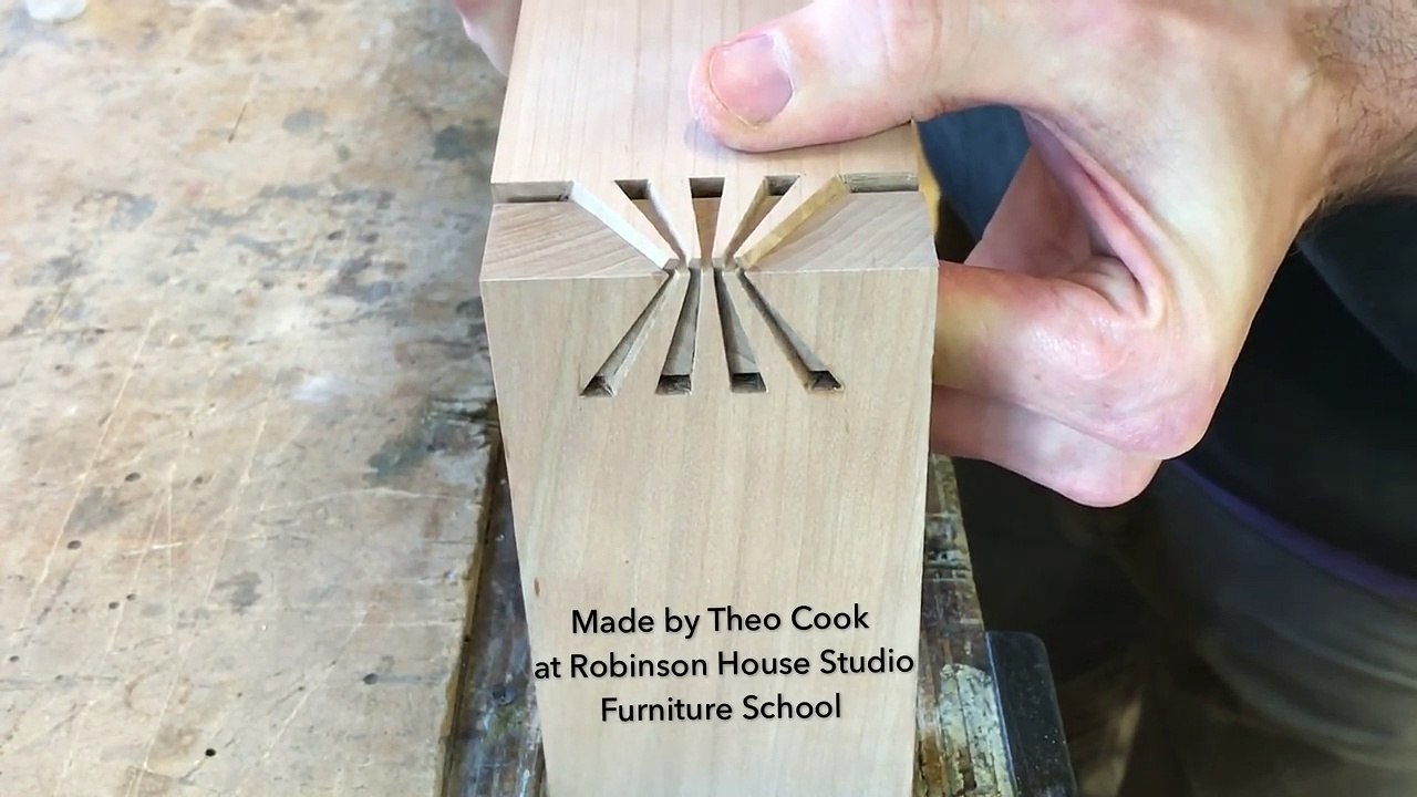 Watching this dovetail joint slide into place is so satisfying.