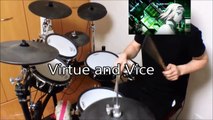 【Gokukoku no Brynhildr】【OP】-Virtue and Vice-【drum cover】【叩いてみた】