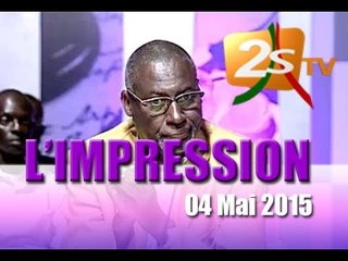 IMPRESSION DU LUNDI 04 MAI 2015