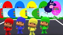 Colors for Children to Learn with Color Pocoyo Cars, Learn Colours with Pocoyo Cars Surpri