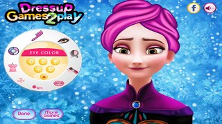 Замороженные Эльза элегантный макияж дисней полный замороженные кино мультфильм игра эпизоды для Дети