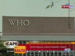 KB: Panayam kay Dr. Lyndon Lee-Suy, Task Force Anti-Dengue, DOH (Jan. 17, 2013)