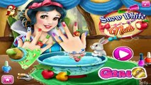 Disney Frozen Games - Snow White Nails and Barbie Spa