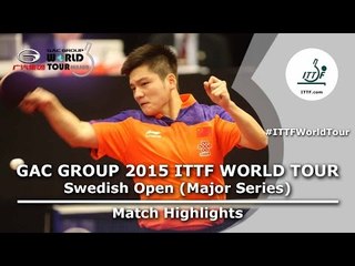 Video herunterladen: Swedish Open 2015 Highlights: FAN Zhendong/ZHANG Jike vs MORIZONO Masataka/OSHIMA Yuya (1/2)