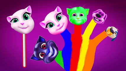 Spiderman and Elsa Ice Cream Lollipop Finger Family Song with Mickey!