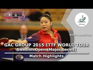 Swedish Open 2015 Highlights: ZHANG Lily vs JOHANSSON Tilda (Pre)