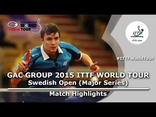 Swedish Open 2015 Highlights: LORENTZ Romain vs WANG Eugene (Pre)