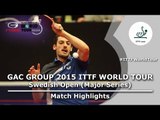 Swedish Open 2015 Highlights: LIANG Jingkun vs FREITAS Marcos (1/4)