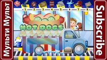 Trucks Cartoons for children. Police Car, Excavator, Crane and Diggers. Car Wash & Car Ser