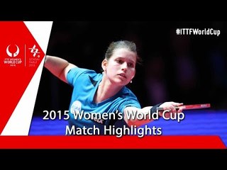 2015 Women´s World Cup Highlights: SOLJA Petrissa vs FUKUHARA Ai (1/4)