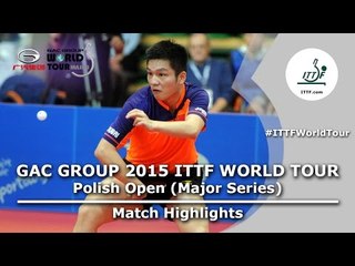 Download Video: Polish Open 2015 Highlights: FAN Zhendong vs FEGERL Stefan (Final)